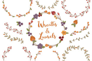 Autumn Floral Laurels and Wreaths: A Strategic Design Resource for Creative Professionals