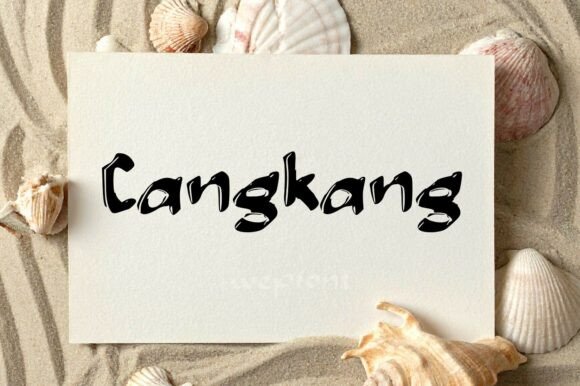 Discovering Cangkang: A Handcrafted Font with Organic Appeal