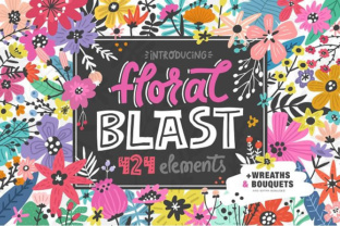 Floral Blast 400 Elements: A Versatile Design Resource for Creative Professionals