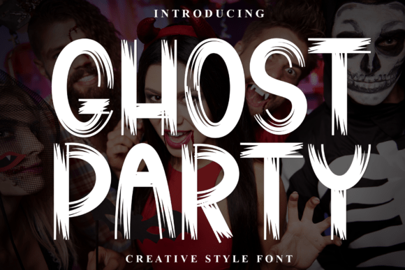 Ghost Party: A Bold Typeface for Spooky Creativity