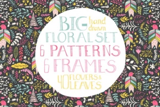 Hand Drawn Floral Set: A Versatile Toolkit for Creative Expression