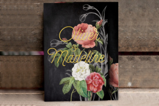 Hand Drawn Floral Wedding Invitations