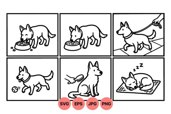 How Cute Puppy Daily Routine Clipart Can Enhance Your Visual Strategy