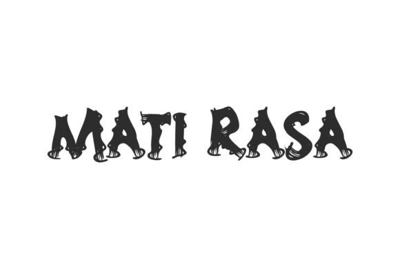 Mati Rasa: The Bold Typeface Redefining Visual Intensity
