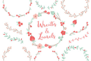 Mint Coral Floral Laurals and Wreaths: Strategic Design Elements for Purposeful Visual Communication