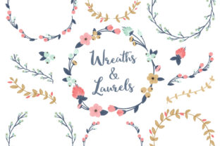Modern Chic Floral Laurels and Wreaths: A Designer’s Secret for Elegant Visual Projects