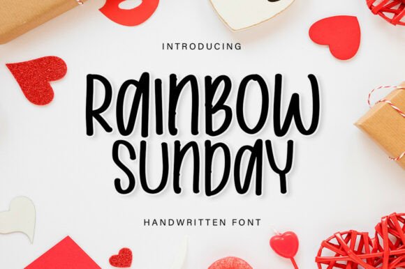 Rainbow Sunday: A Distinctive Typeface for Creative Branding and Design