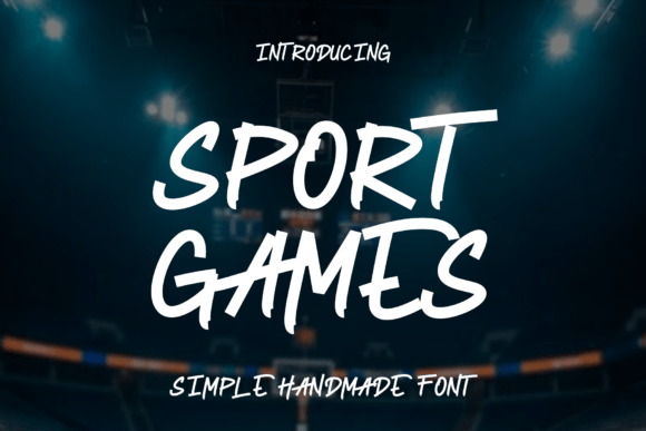 Sport Games: Typography That Packs a Punch