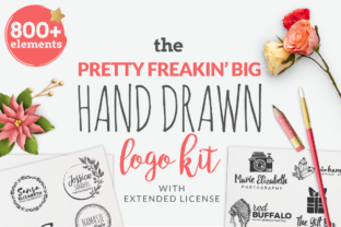The Pretty Feakin Big Hand-drawn Logo Kit: A Practical Toolkit for Creative Professionals