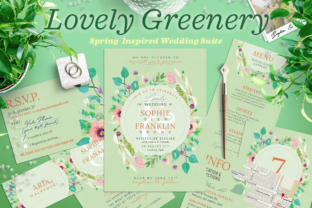 Wedding Suite XI Lovely Greenery III: A Rustic, Elegant Design for Modern Weddings